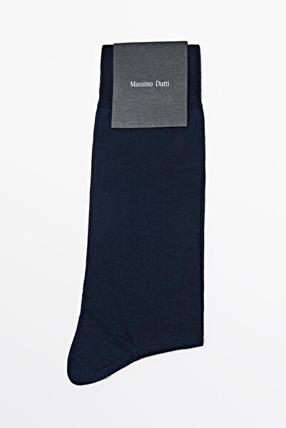 Massimo Dutti Düz renk klasik çorap