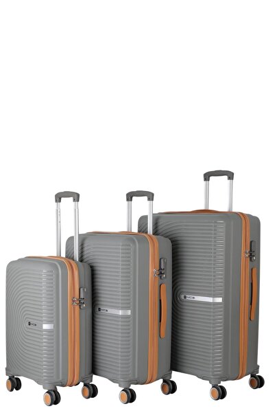 MÇS Üçlü Polipropilen Valiz Seti V374