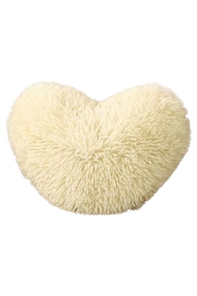 JOJO HOME Fluffy Decorative Pillow, Heart Shape,