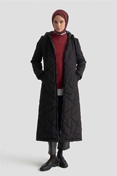 Armine Kapitone Kaban 25KT703 Siyah