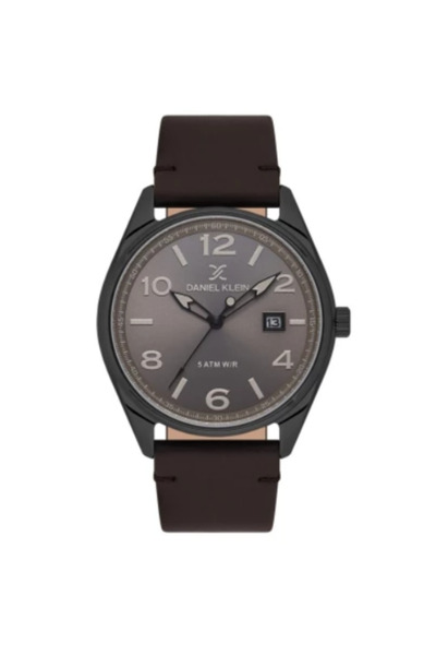 Daniel Klein Dk.1.13732-3 Leather Lordon Waterproof Steel Coated Brown Men's ...