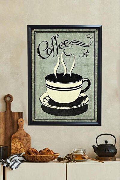 LUXRN Tablou de perete înrămat cu tematică de bucătărie, laminat, înrămat, mo...