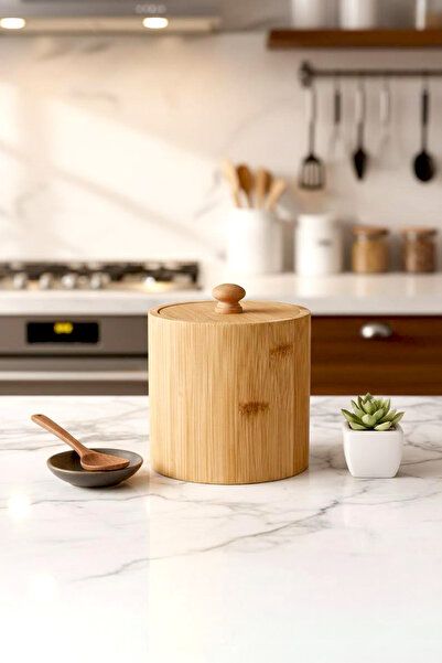 Kitchen Life Pisa Bamboo Single Spice Jar 8.5X9Cm