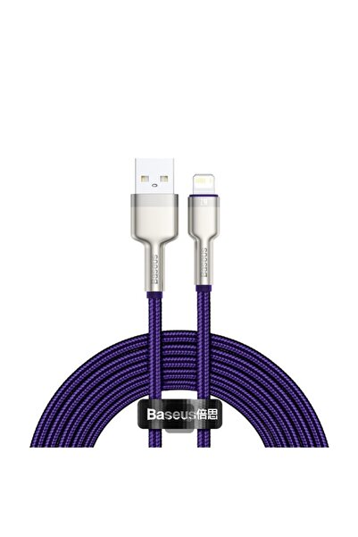 Baseus Cablu iPhone USB-A la Lightning, 2.4A, 2m, încărcare stabilă și transf...