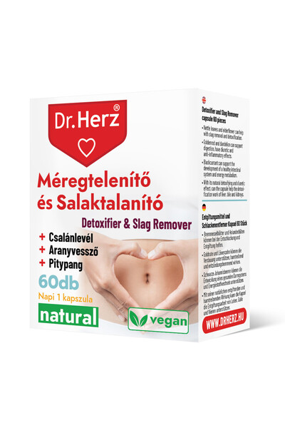 Dr Herz Vegan capsules for detoxification and cleansing 60 pcs
