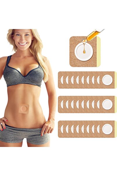 Arabest 36-Piece Disposable Self-Adhesive Pad, Castor Oil Packaging for Abdom...