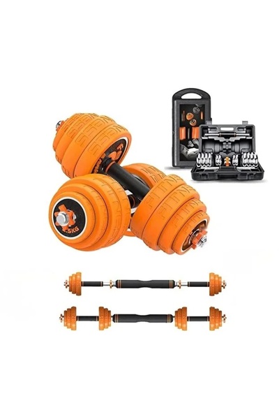 HEPİTOP Çantalı 30 KG Dambıl Seti Döküm