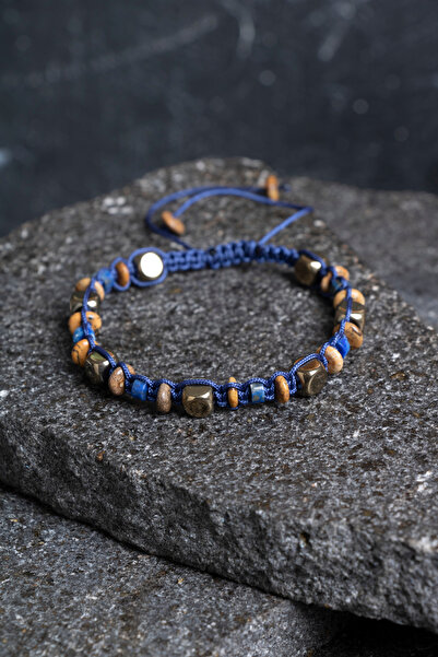 OSMANLI DOĞAL TAŞ سوار مكرامية من الأحجار الطبيعية مثل الجاسبر واللازورد واله...