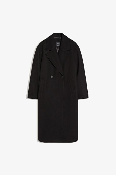 Bershka Soft-touch wrap coat