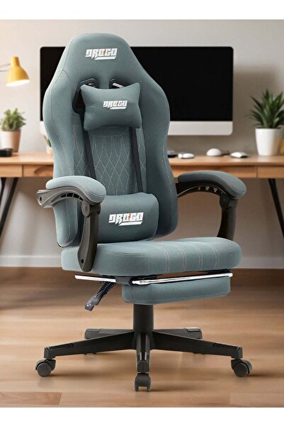 DROGO كرسي ألعاب مريح مزود بمسند للقدمين، ومسند ذراع قابل للتعديل، ومسند ظهر ...