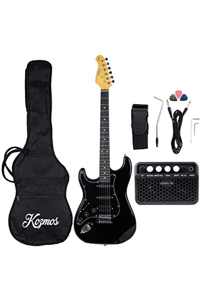 KOZMOS KGP-202LHSS-BK Solak Elektro Gitar Paketi