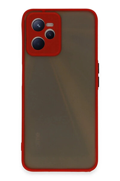 BSN STİL غطاء سيليكون مونتريال من BSNSHOP لهاتف Realme C35 - أحمر 1058986