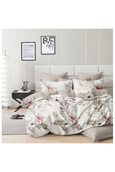 OEM Double Bed Linen Set, 2 Persons, 4 Pieces, 240x250 cm, Multicolor