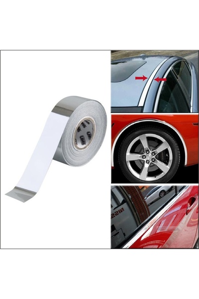 Avex Rola folie crom pentru colantare bandouri sau ornamente auto 150 x 4cm