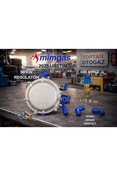 MİMGAS 90 KW REGÜLATÖR GAZ KESİCİ --- ALFA TEK ---