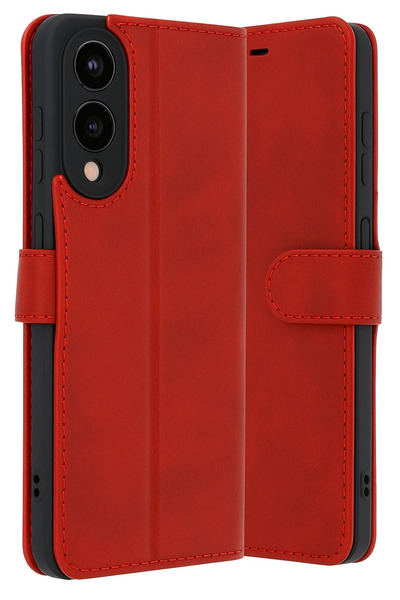 BSN STİL حافظة سامسونج جالاكسي S25 إيدج تريند إس بلس من بي إس إن شوب - أحمر 1...