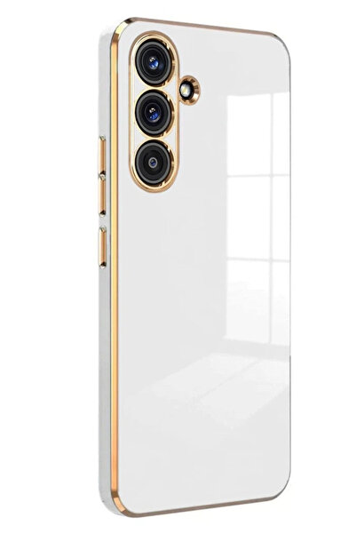 BSN STİL حافظة BSNSHOP لهاتف سامسونج جالاكسي A24 4G من السيليكون - أبيض 1058986