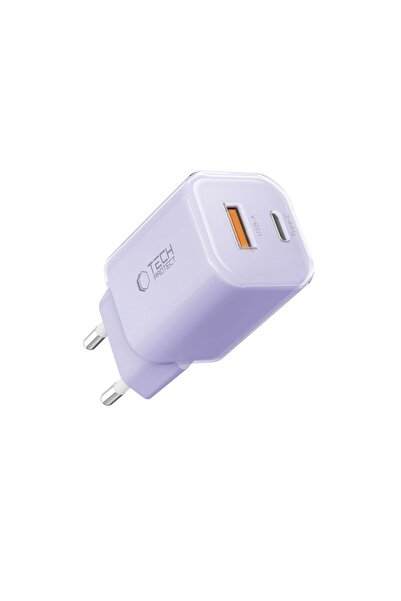 Tech-Protect Încărcător rapid NCM33 USB/USB-C 33W violet
