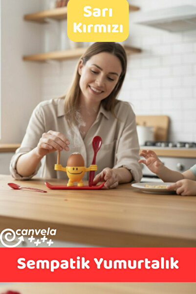 CANVELA Sarı Kırmızı Afacan Sevimli Yumurtalık Çocuk Beslenme Eğitimine Deste...