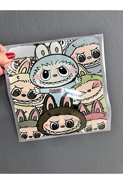 Gönülden Tasarım Imprimare prin transfer Labubu care se lipsește cu fierul de...