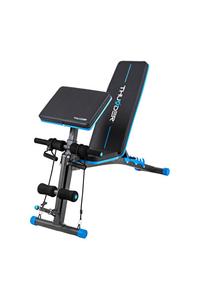 Thunder FORIA multifunctional folding bench, 6-position adjustable backrest, ...