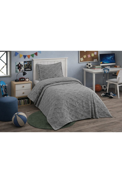 Ceyizza Yumosh Series Single Person Pike/Bedspread Set (2 Pieces)