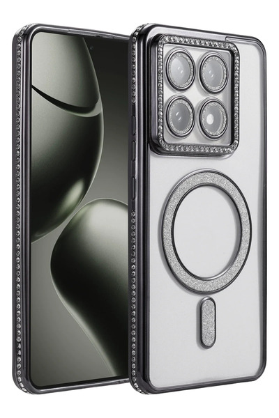 Hulyomer Hub حافظة هوليومر شاومي مي 14 تي برو جوك سيملي ماجنيتيسيف - أسود 118...