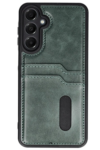 BSN STİL حافظة جلدية من BSNSHOP لهاتف سامسونج جالاكسي A56 مع حامل لبطاقات الأ...