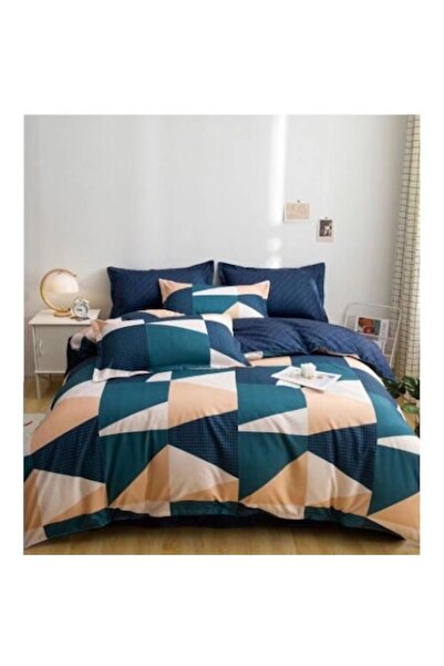 OEM Double Bed Linen Set, 2 Persons, 4 Pieces, 240x250 cm, Multicolor