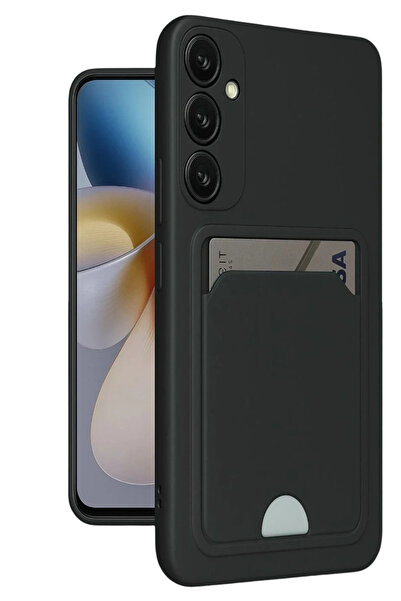 BSN STİL حافظة BSNSHOP لهاتف سامسونج جالاكسي A16 5G من السيليكون مع بطاقة عمل...