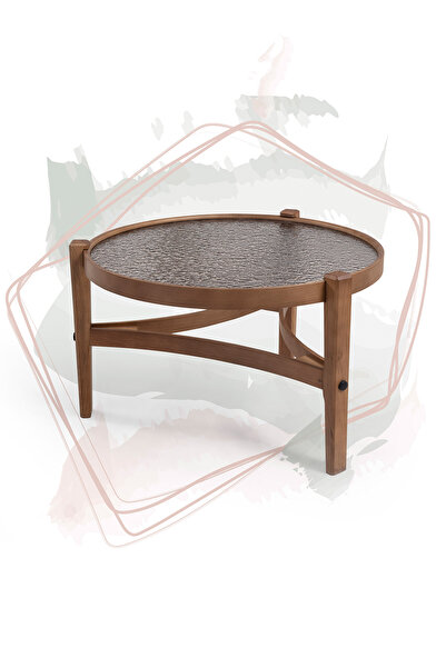 Eymense Ren Camlı Yan Sehpa