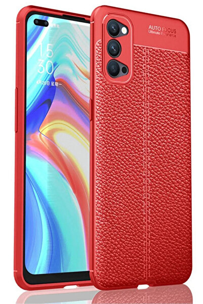 BSN STİL غطاء حماية بتركيز تلقائي من BSNSHOP لهاتف Reno 4 Pro - أحمر 1058986