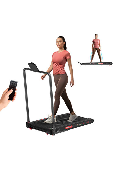 Sparnod Fitness WakyShakyPlus WalkingPad 3HP Foldable 3-6km/h LEDDisplay Remo...