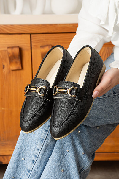 topukludünyası حذاء باليه نسائي أنيق بإبزيم