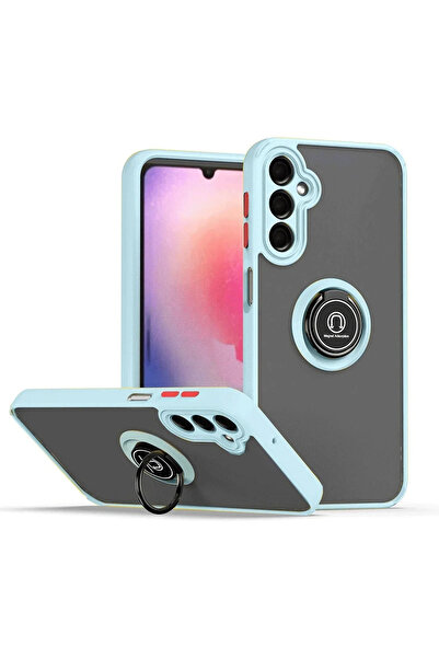 BSN STİL غطاء حماية من السيليكون لهاتف سامسونج جالاكسي A05S من BSNSHOP - أزرق...