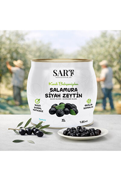 Taş Baskı Gemlik Sofralık Siyah Zeytin Premium XL - 2 KG