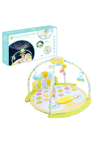 Hibobi Premium Baby Gym Playmat with Kick & Play Piano, Rotating Star Mobile ...