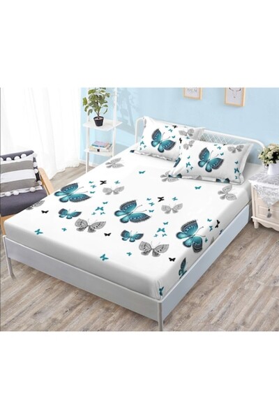 OEM Elegant Home Fitted Bed Cover Set, 3 Pieces