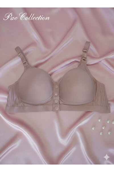 pae Sütyen B Cup Telsiz Önden Çıtçıtlı Sırt Destekli Konforlu Hamile Emzirme ...