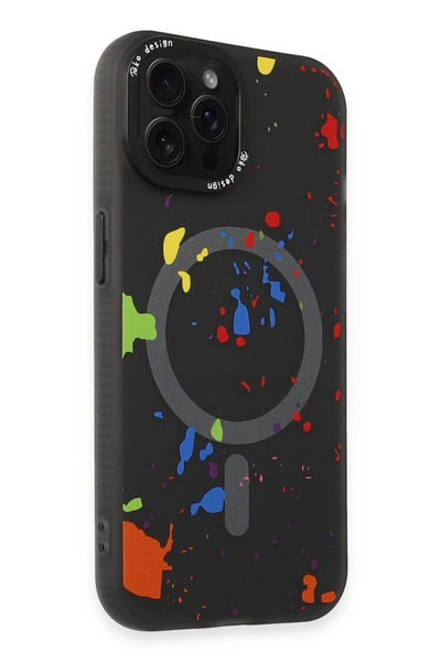 BSN STİL غطاء BSNSHOP 14 Pro ملون ماج سيف - أسود 1058986