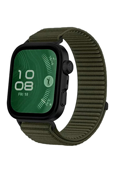 BSN STİL سلك BSNSHOP Huawei Fit 4 المضفر - أخضر داكن 1058986