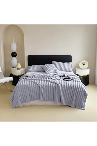 OEM Pătură Cocolino pentru pat dublu, Uni, model cu dungi, 2 persoane, 200x23...