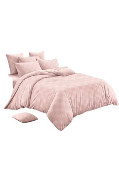 OEM Set de lenjerie de pat, 6 piese, 2 persoane, 180x200cm, material fin, car...