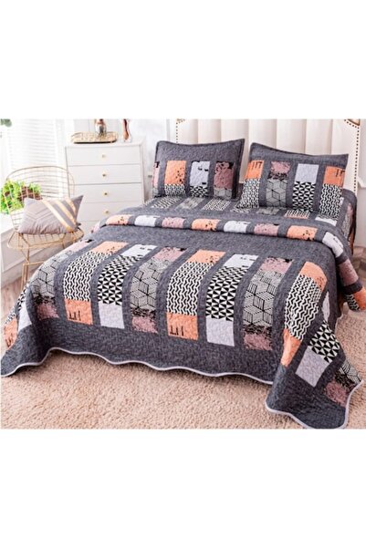 OEM Bed Cover, Cotton and Linen, Abstract Print, 5 Pieces, 2 Persons, 230x250...