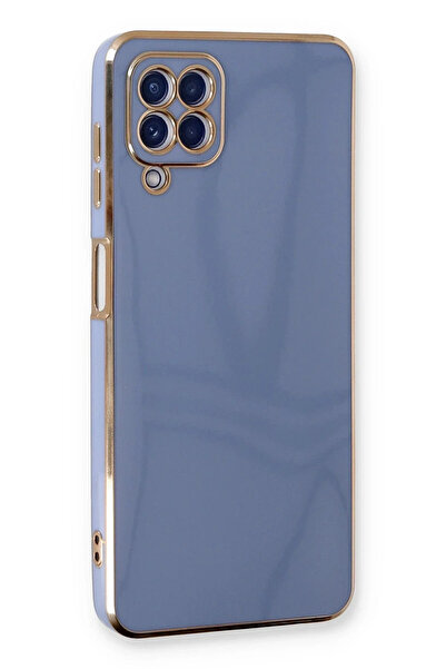 BSN STİL حافظة سامسونج جالاكسي A22 من BSNSHOP مصنوعة من السيليكون - أزرق 1058986