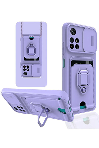 alanova Xiaomi Redmi Note 11t Case Zuma Silicone with Ring and Business Card ...