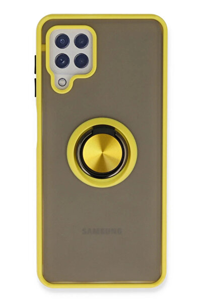 Hulyomer Hub غطاء سيليكون لهاتف سامسونج جالاكسي A22 من هوليومر مع حلقة مونتري...