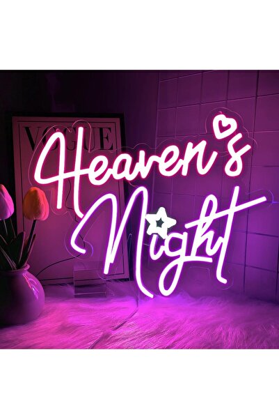 Slasa Heaven’s Night Game LED Neon Light Sign 30x40 cm Gaming Decor