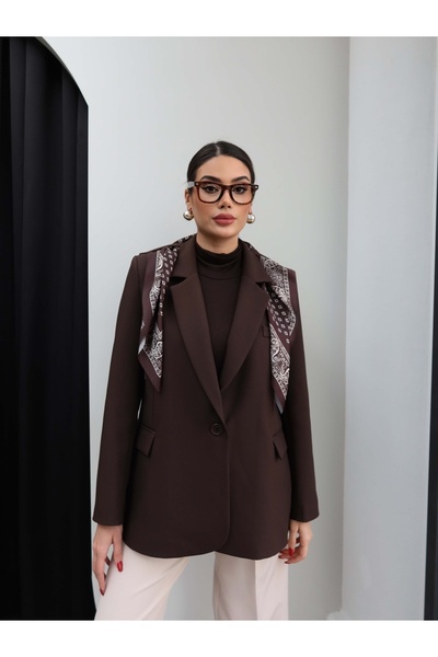 ESRAHELVACI Scarf Detail Blazer Jacket