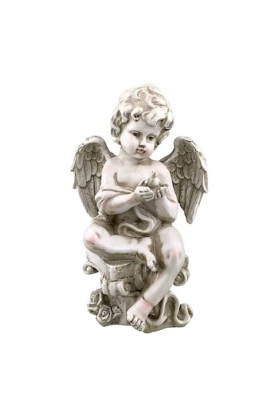 OEM Angel Decoration with Dove in Hands